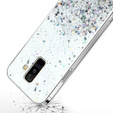 Obal na mobil pre Samsung Galaxy A6 Plus 2018, Glittery, priehľadné
