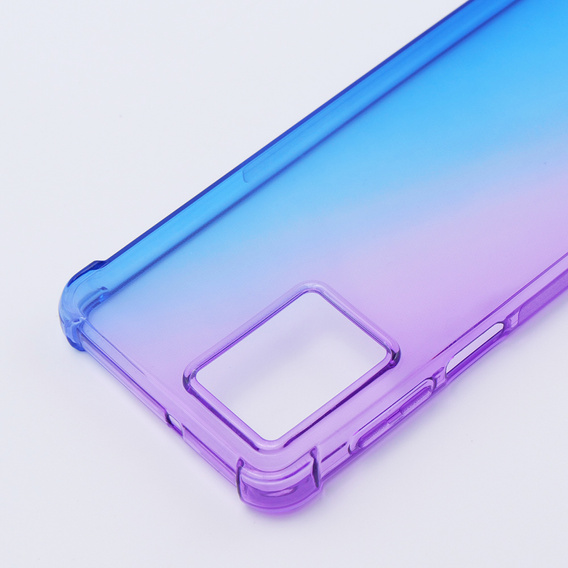 Puzdro pre Motorola Moto G54 5G, Gradient Dropproof, Fialová / modrá