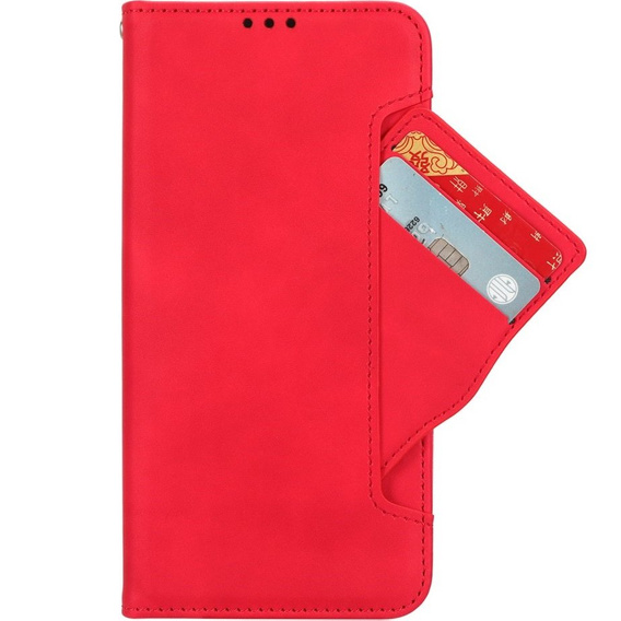Klapkové puzdro pre Honor 90 Lite 5G, Card Slot, červené