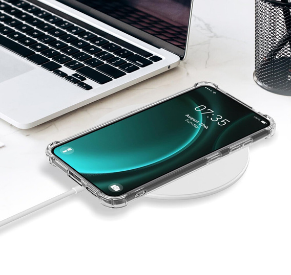 Obal na mobil pre Samsung Galaxy S24+ Plus, Dropproof, priehľadné