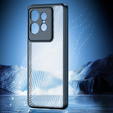 Puzdro DuxDucis pre Motorola Edge 50 Pro 5G, Aimo case, transparentné / čierne