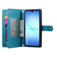 Flipové puzdro Wallet Zipper Pocket pre Samsung Galaxy A17 5G, Wallet Zipper Pocket, modré