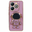 Obal na mobil pre Infinix Hot 40i, Astronaut, fialové