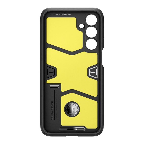 Puzdro Spigen pre Samsung Galaxy A56 5G, Tough Armor Mag MagSafe, čierne + tvrdené sklo 9H