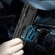 Pancierované obal na mobil pre Huawei P Smart Pro, Nox Case Ring, čierne