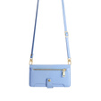 Klapkové puzdro pre Honor Magic5 Lite, Wallet Zipper Pocket, modré