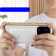 Magnetické puzdro Dual Glass MagSafe pre iPhone 15 Plus, zlaté