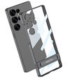 Puzdro pre Samsung Galaxy S25 Ultra, GKK Kickstand Hard Case, čierne
