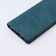 Puzdro pre Oppo A78 4G, ERBORD Vintage, peňaženka s chlopňou, modré