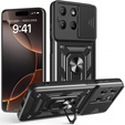 Obal na mobil pre Motorola Moto G15 / Motorola Moto G15 Power, CamShield Slide, čierne