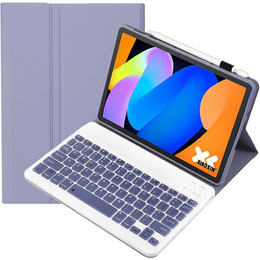 Puzdro s klávesnicou Bluetooth pre Lenovo Idea Tab 11" 2025 TB336FU TB336ZU, fialové