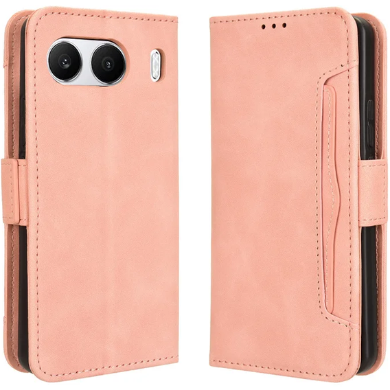 Klapkové puzdro pre OnePlus Nord 4, Card Slot, ružové