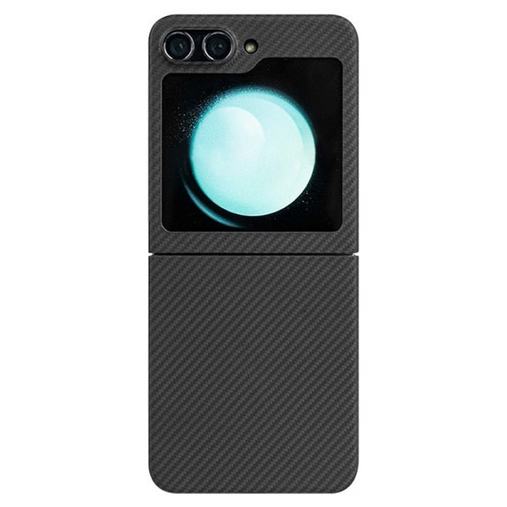 Puzdro pre Samsung Galaxy Z Flip7 FE / Z Flip6, Aramid Fiber Cover, čierne