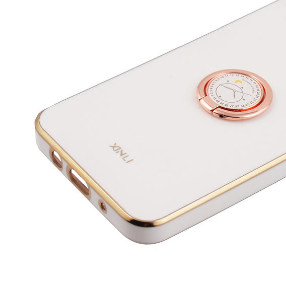 Obal na mobil pre Huawei Nova Y61 , Electro Ring, biele