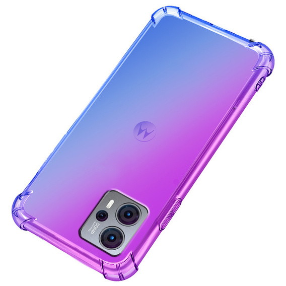 Puzdro pre Motorola Moto G23 / G13 4G, Gradient Dropproof, Fialová / modrá