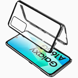 Puzdro pre Samsung Galaxy A16, Magnetic Dual Glass, čierne