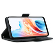 Klapkové puzdro pre Oppo A38 4G / Oppo A18 4G, Card Slot, čierne