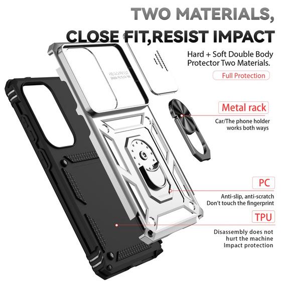 Puzdro s podstavcom a krytom objektívu pre Samsung Galaxy S26 Ultra