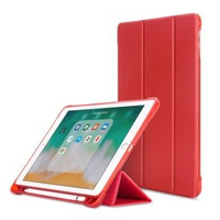 Puzdro pre iPad 9.7 2018 / 2017/ Air / Air 2, Smartcase s priestorom pre stylus, červené