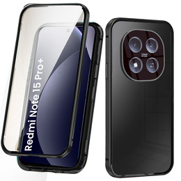 Magnetické dvojité sklenené puzdro pre Xiaomi Redmi Note 15 Pro Plus 5G / Poco M8 Pro 5G