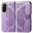 Klapkové puzdro pre Xiaomi Redmi A5, Butterfly, fialové