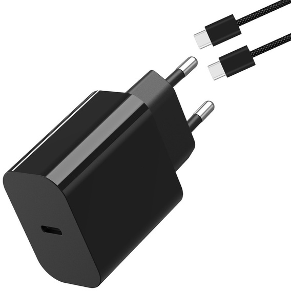 Blavec GaN4 45W USB-C PD/QC sieťová nabíjačka s USB-C - USB-C kábel pre zariadenia s USB-C: smartfóny, tablety a ľahké notebooky
