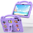 Detské puzdro pre Lenovo Tab TB311FU, Cute Patterns, so stojanom, fialové