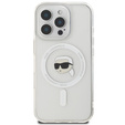 Karl Lagerfeld IML kovové puzdro Karl Head MagSafe pre iPhone 16 Pro Max