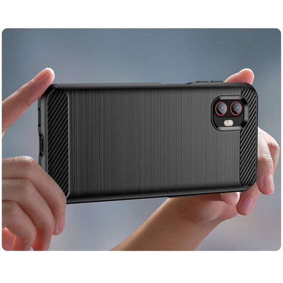 Obal na mobil pre Samsung Galaxy Xcover 6 Pro 5G, Carbon, čierne
