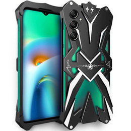 Pancierované puzdro pre Samsung Galaxy A14 5G/4G, Aluminum Alloy, čierne