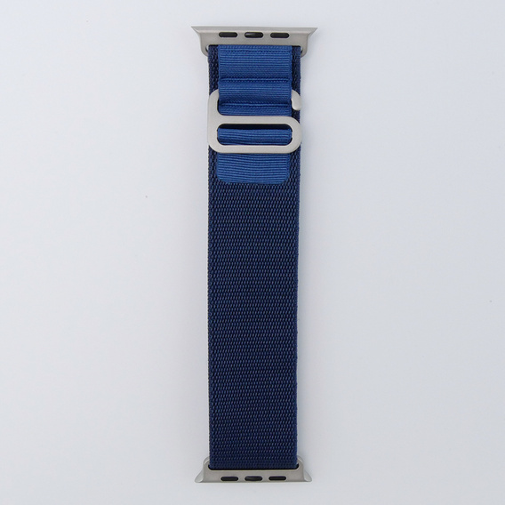 Nylonový remienok pre Apple Watch 1/2/3/4/5/6/7/8/SE/ULTRA 42/44/45/49 mm, námornícky modrý