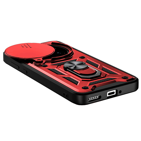 Obal na mobil pre Realme 14 Pro+ 5G, CamShield Slide, červené