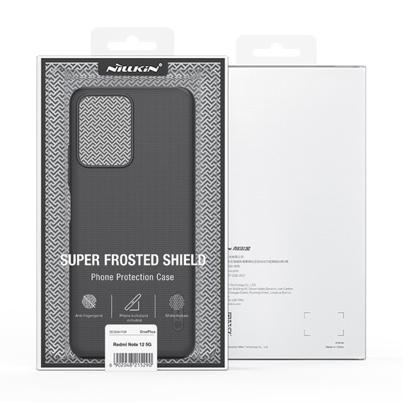 NILLKIN puzdro pre Xiaomi Redmi Note 12 5G / POCO X5 5G, Super Frosted Shield Case, čierne