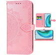 Klapkové puzdro pre Honor Magic 6 Lite 5G, Mandala, ružové