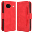 Klapkové puzdro pre Google Pixel 8A, Card Slot, červené