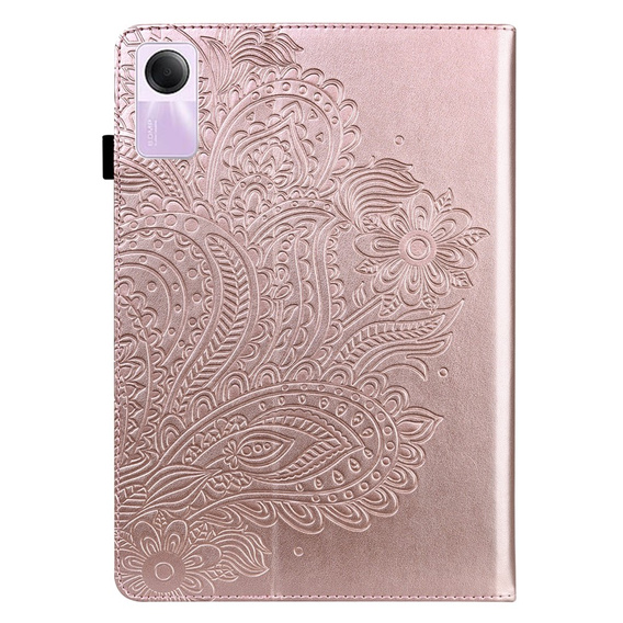 Puzdro s chlopňou pre Xiaomi Redmi Pad SE 11", flower, ružové