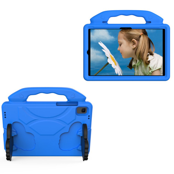 Detské puzdro pre Samsung Galaxy Tab A7 10.4 2022 / 2020 / Huawei MatePad 10.4 2022 / 2020, detské puzdro s rukoväťou, modré