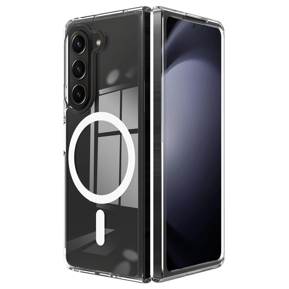 Puzdro pre Samsung Galaxy Z Fold6 5G, Fusion Hybrid, pre MagSafe, priehľadné