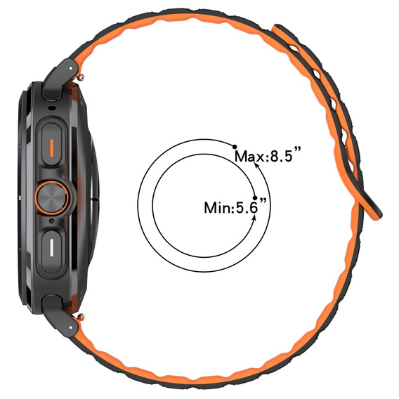 Silikónový remienok pre Samsung Galaxy Watch Ultra 47 mm