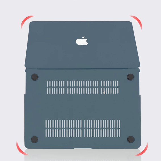 Puzdro pre MacBook Air 13 A2337 M1 A2179 A1932, HardShell, tmavomodré