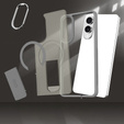 Puzdro pre Samsung Galaxy S25 Edge, Kickstand Matt Case, pre MagSafe, titánovo šedá