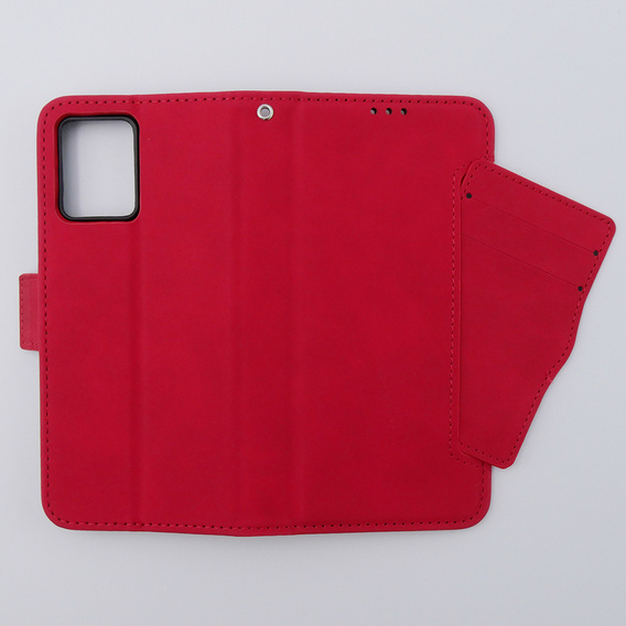 Klapkové puzdro pre Motorola Moto G54 5G, Card Slot, červené
