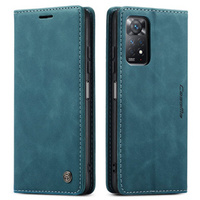 CASEME puzdro pre Xiaomi Redmi Note 11 Pro 4G/5G, Leather Wallet Case, zelený