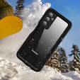 Vodotesné puzdro IP68 pre Samsung Galaxy A25 5G, Redpepper, čierne