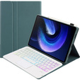 Puzdro + klávesnica Xiaomi Pad 6 / 6 Pro, with touchpad, zelený