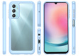 Obal na mobil pre Samsung Galaxy A25 5G, Fusion Hybrid, transparentné / modré + 9H sklo
