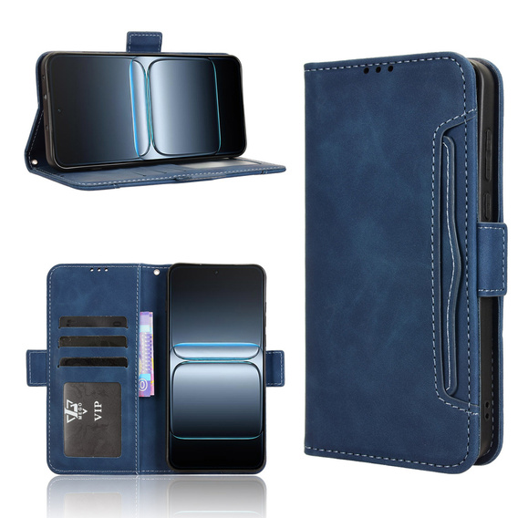 Klapkové puzdro pre OnePlus Nord 5, Card Slot, tmavomodré