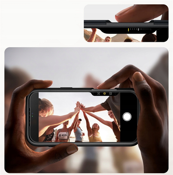 Puzdro Supcase pre iPhone 17 Pro Max, IBLSN Ares Fip Magsafe, čierne