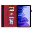 Puzdro pre Lenovo Tab P12, Classic, s priestorom pre stylus, červené