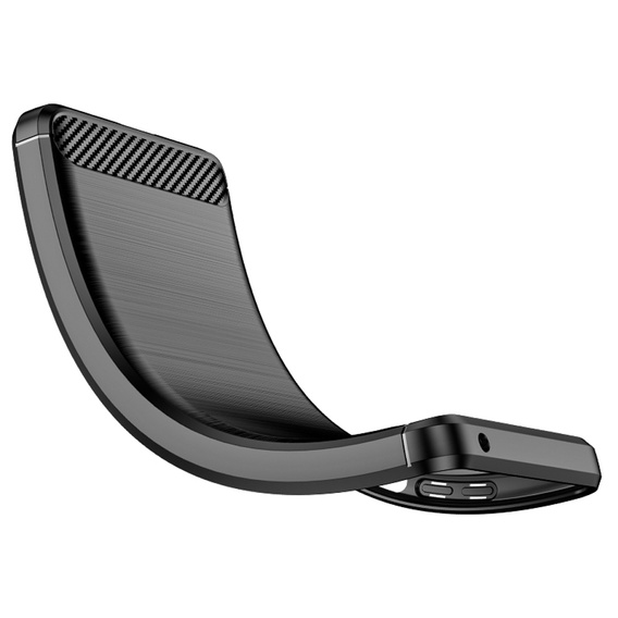 Obal na mobil pre Motorola Edge 30 Pro, Carbon, čierne